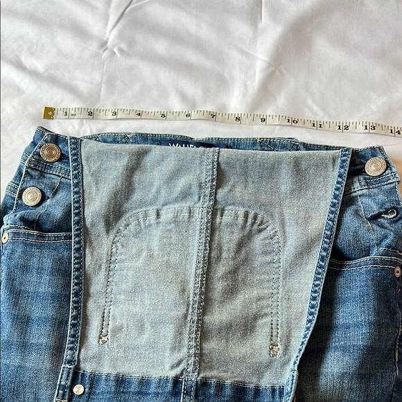 Wallflower Overalls Bibs Denim Distressed Women’s Size S EUC - Picture 7 of 10